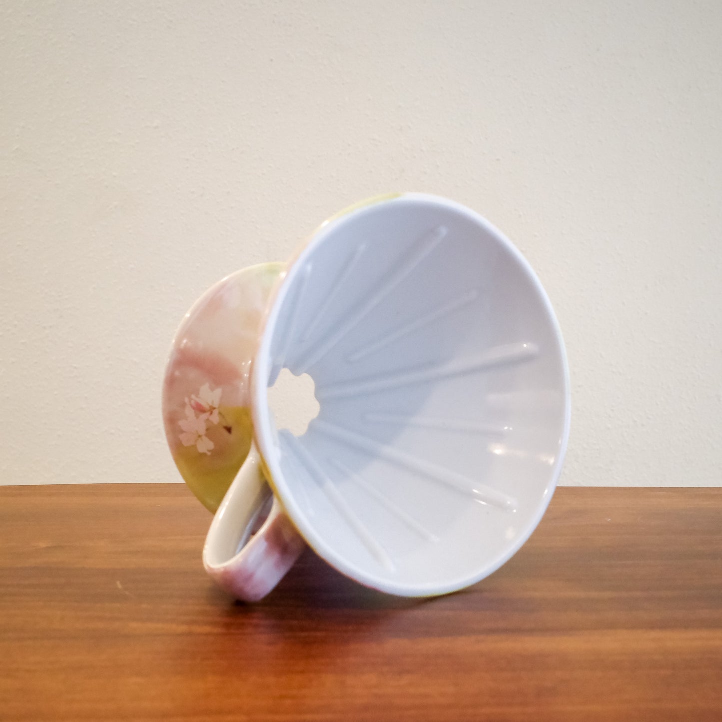 美濃燒 櫻花陶瓷咖啡濾杯