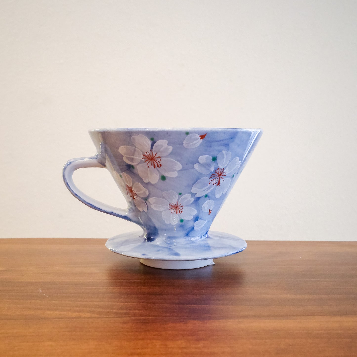 美濃燒 櫻花陶瓷咖啡濾杯