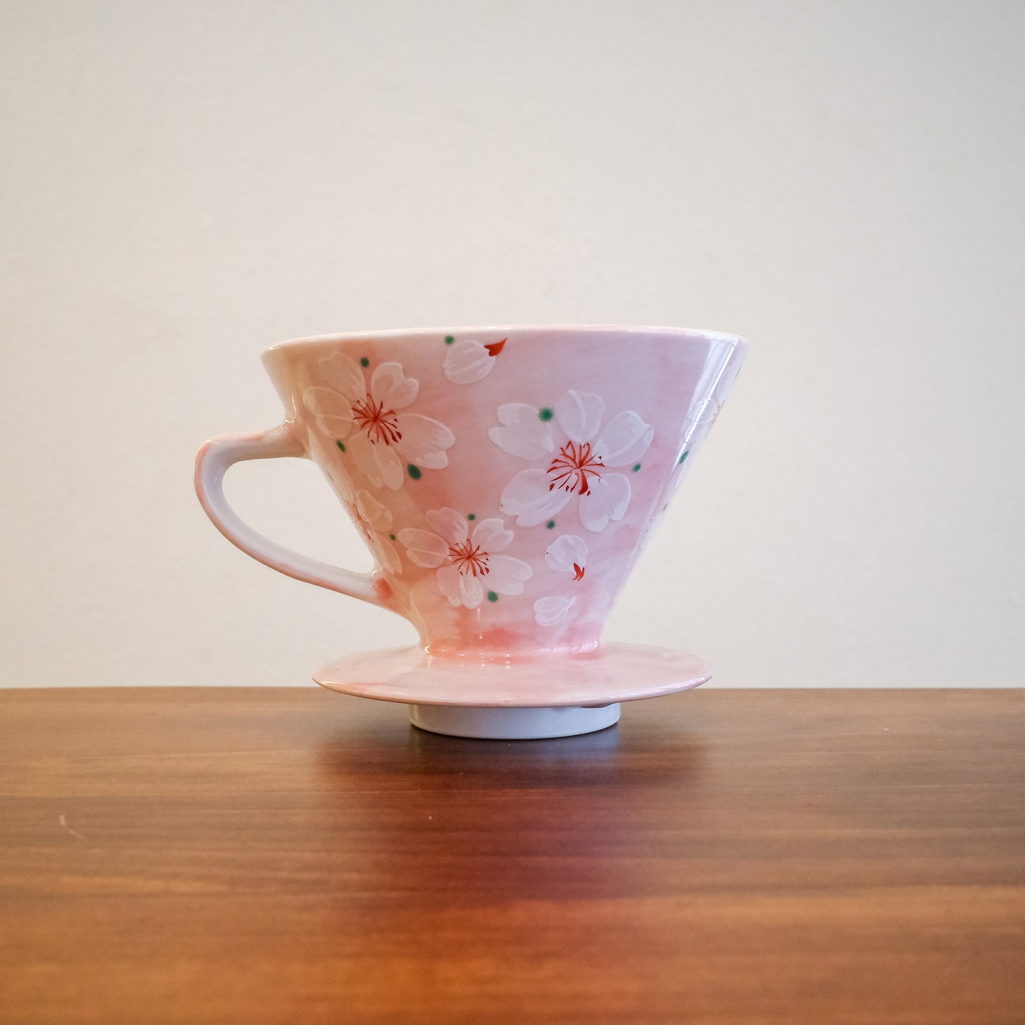 美濃燒 櫻花陶瓷咖啡濾杯