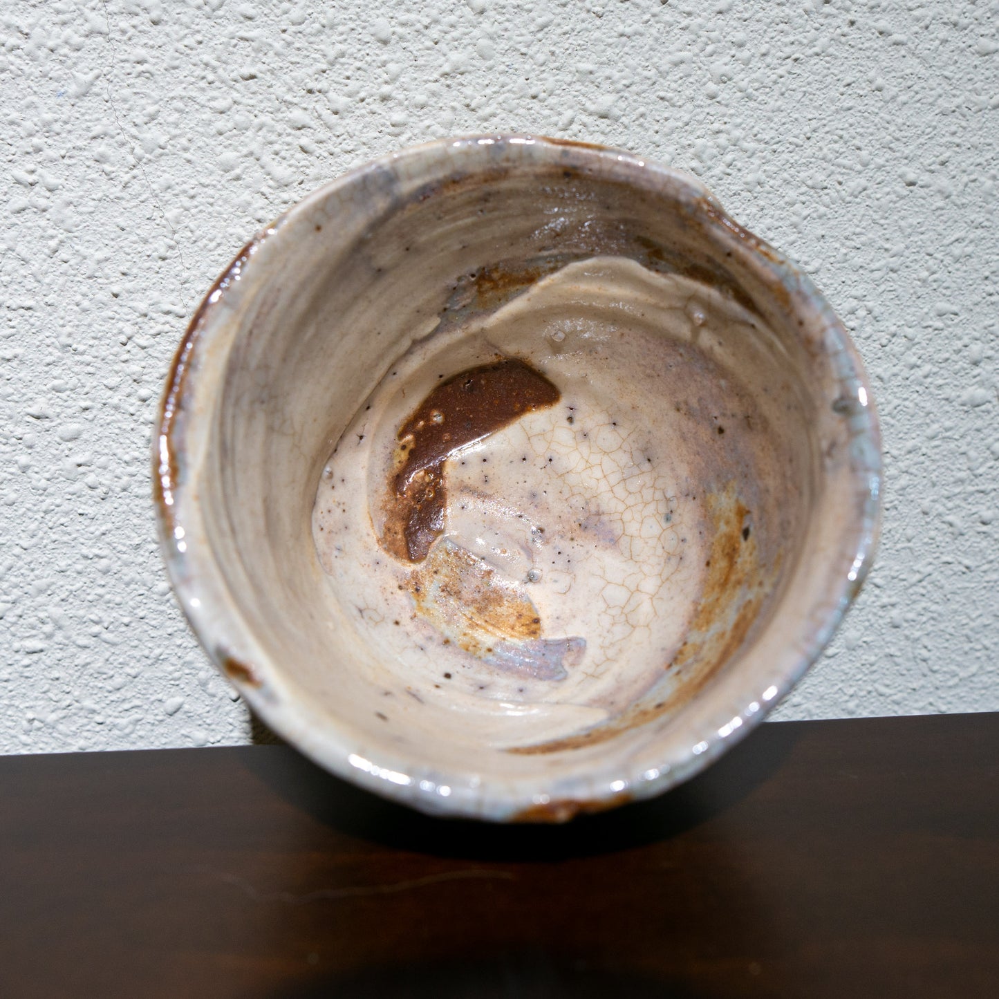 ✿ 作家物 手捻刷毛目茶碗 ❀