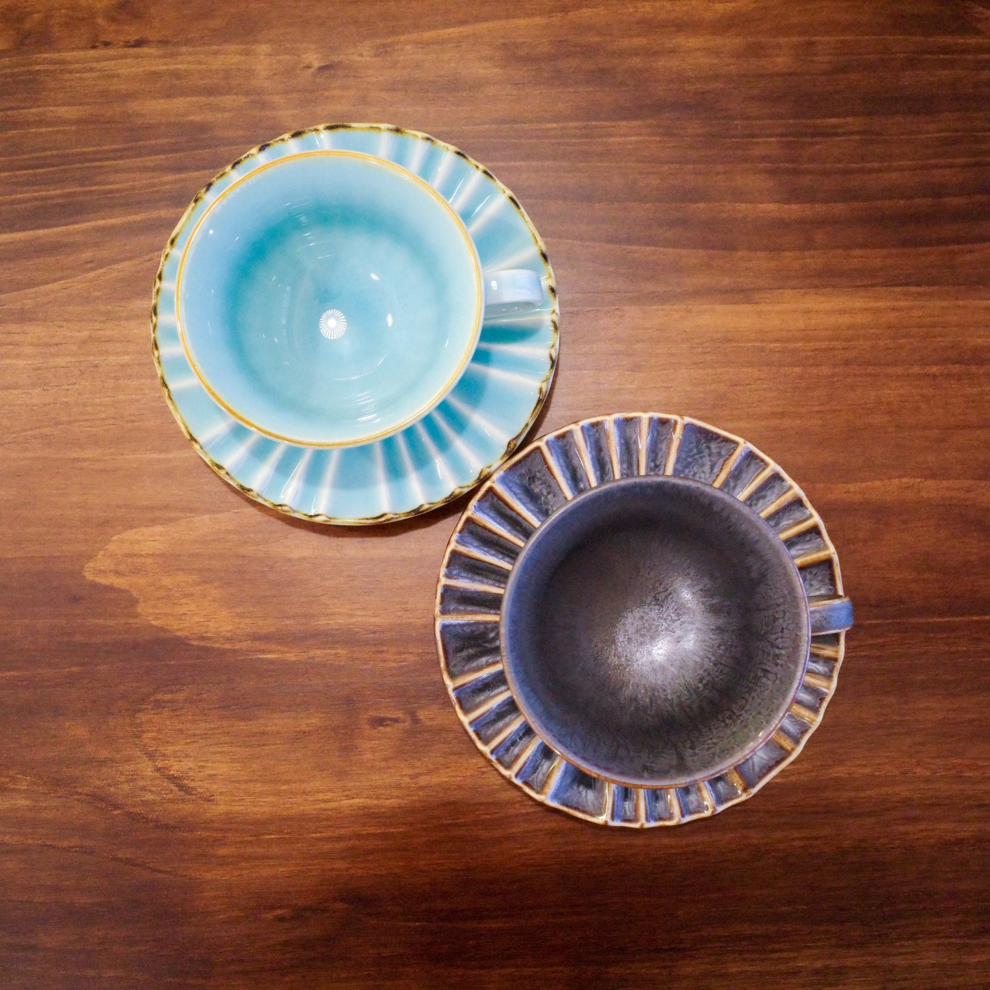 日本製 美濃燒 咖啡杯連底碟 (L)