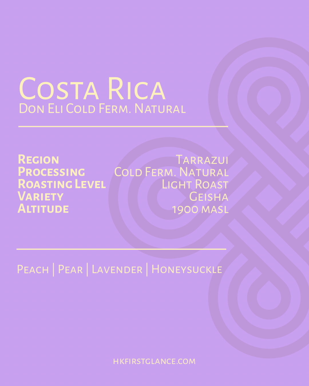 Costa Rica Don Eli Cold Fermentation Natural