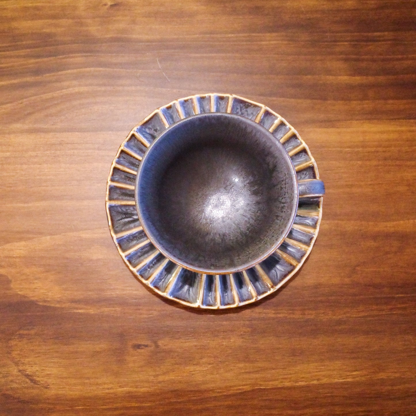 日本製 美濃燒 咖啡杯連底碟 (L)